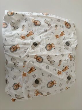 George Flannel Standard Crib Sheet